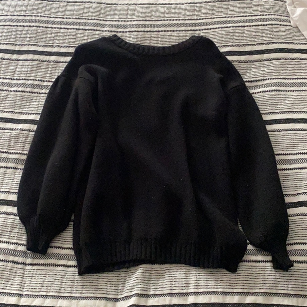 Pink Lily black sweater